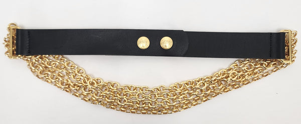 Streets Ahead Multi Chain Gold Belt - PapillonStyles display picture 1