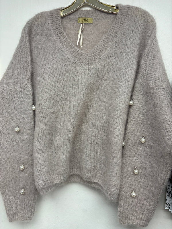 PHO Firenze Sweater With Pearls Knit