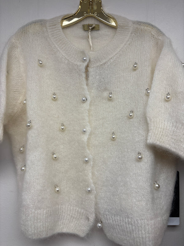 PHO Firenze Cardigan With Pearls Alpaca