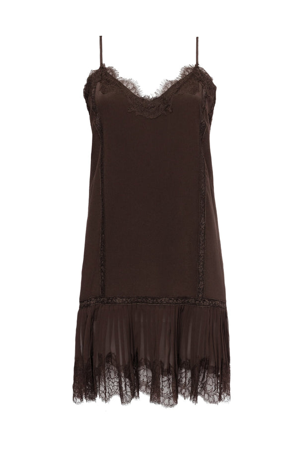 gold hawk slip dress Megan Coco Dress Black Black / XS