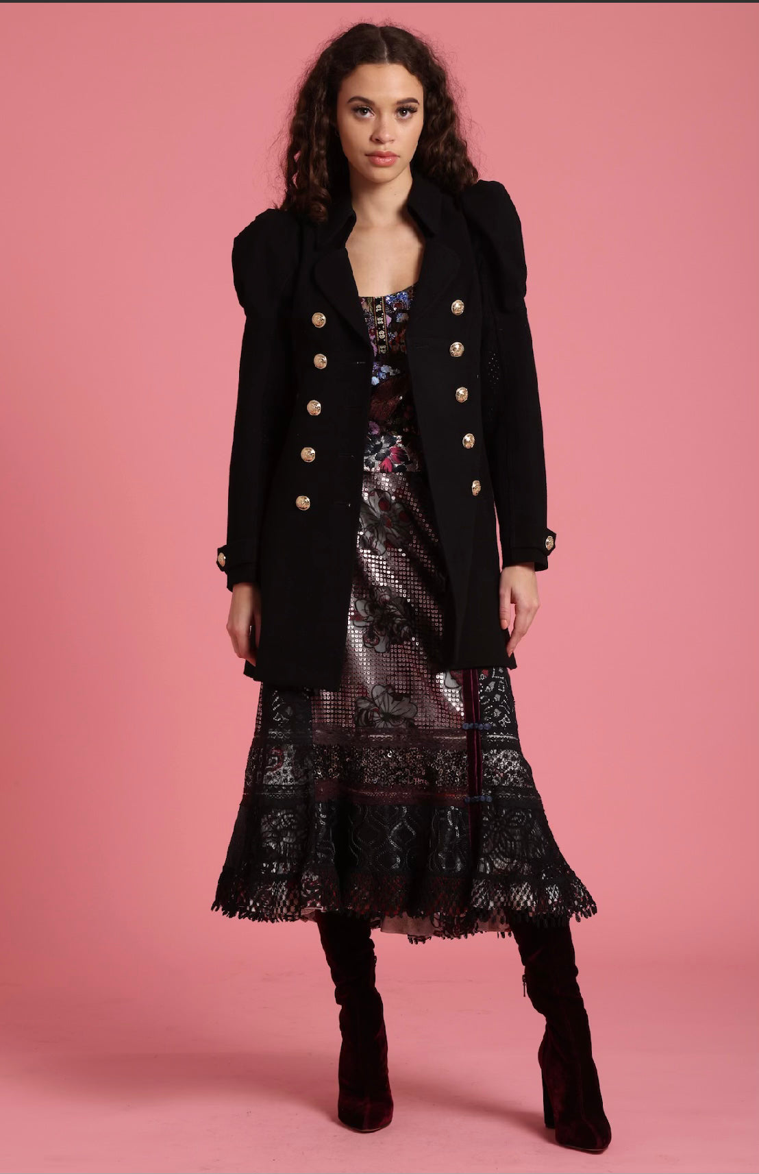 Chaquetón con mangas abullonadas de In Earnest By Byron Lars
