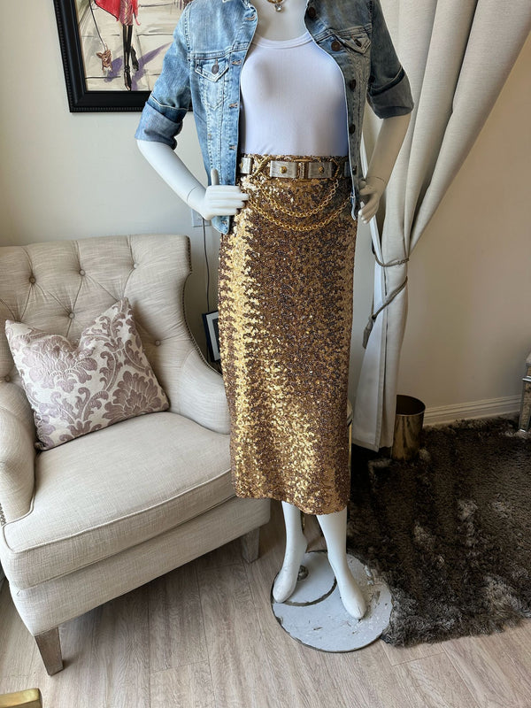 Astrid Clothing Sequin Short Skirt main image 1