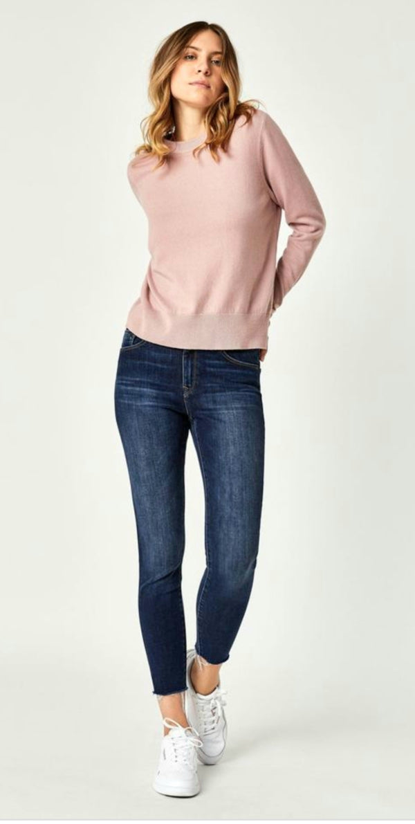 Mavi Jeans Alissa Ankle Vaqueros de mezclilla cepillados oscuros