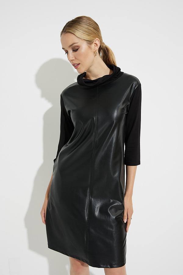 Joseph Ribkoff Leatherette Dress 223061, 4 Joseph Ribkoff Leatherette Dress 223061, 4