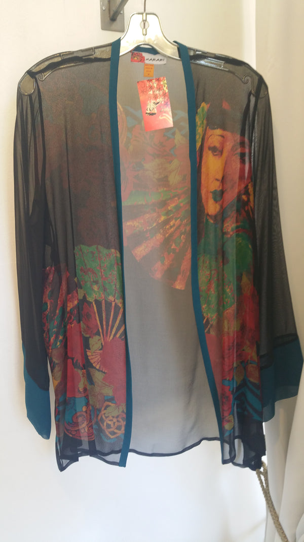 Chaqueta con parche y estampado de rostro Harari Lazzo