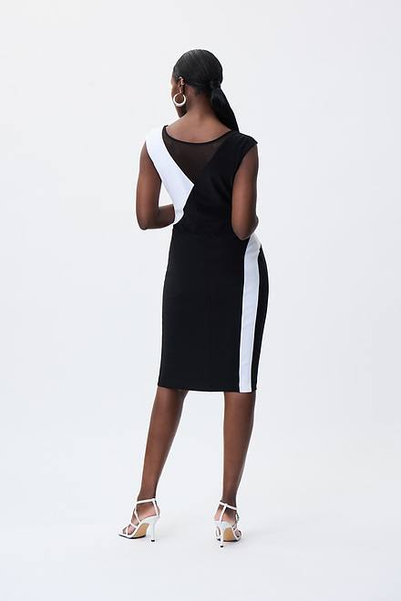 Joseph Ribkoff Colour Blocked Dress Style PapillonStyles