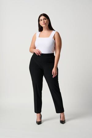 Joseph Ribkoff Classic Straight Pant with Slit In The Back