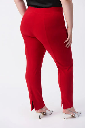 Joseph Ribkoff Classic Straight Pant with Slit In The Back