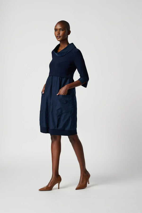 Joseph Ribkoff 3/4 Sleeves Round Neck Dress