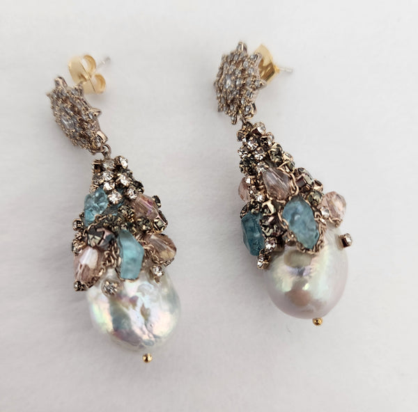Theia Jewelry Asteria Earrings With Pearl