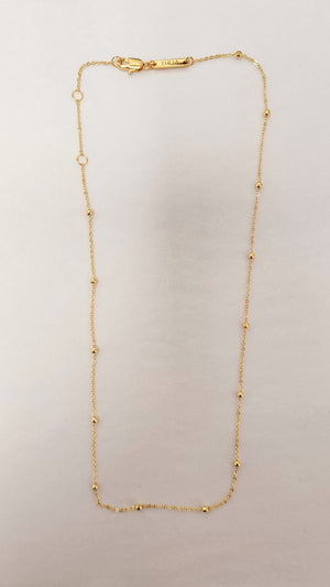 Theia Jewelry Taylor Ball Stationed Necklace
