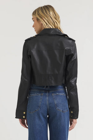 Jakett NYC Erin Burnished Leather Jacket