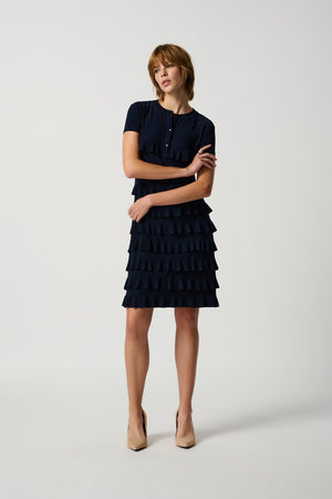 Joseph Ribkoff Ruffled Dress