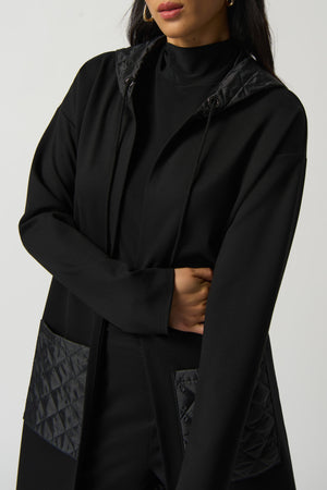 Joseph Ribkoff Quilted Hooded Jacket