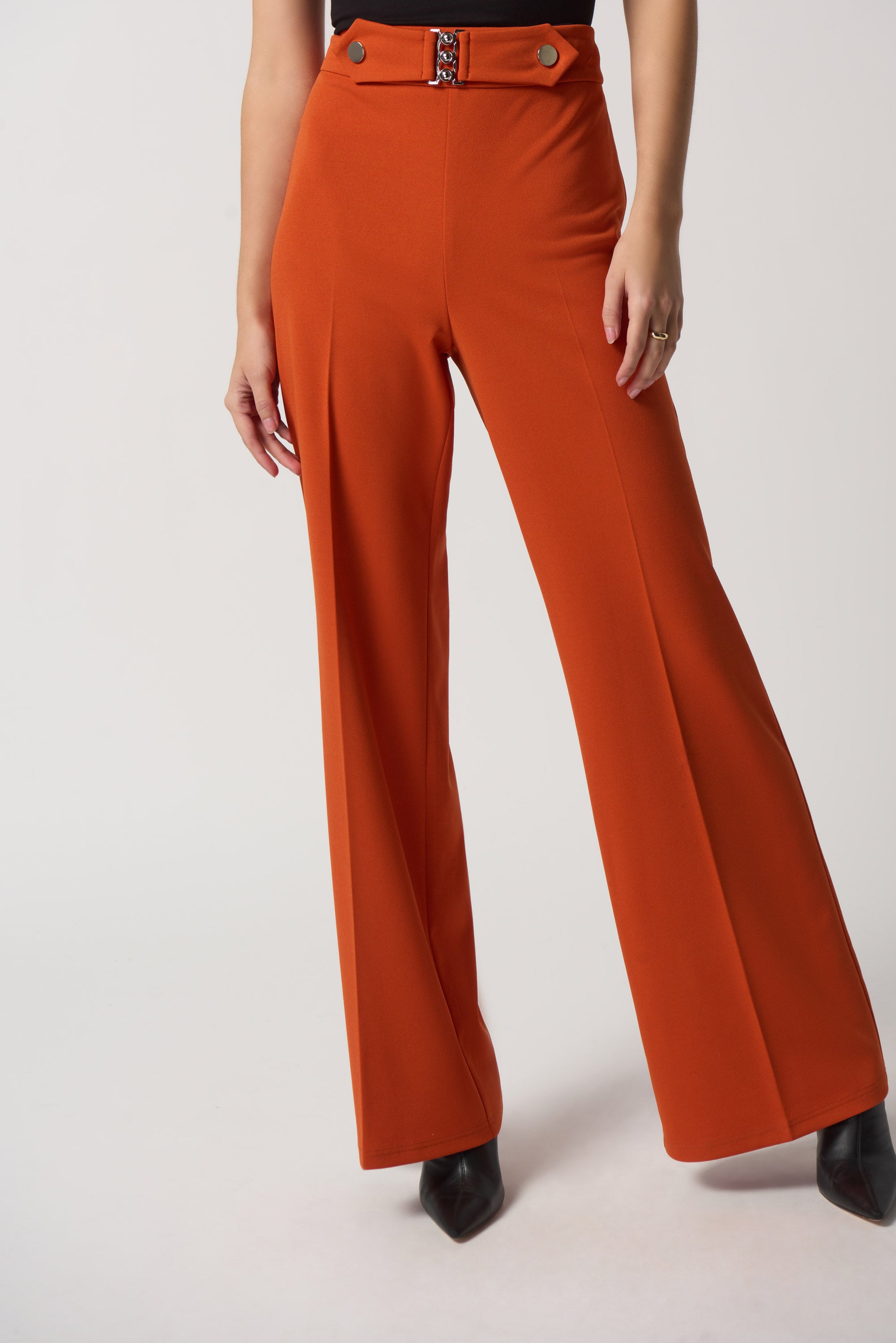 Joseph Ribkoff Scuba Crepe Wide-Leg Pants - Main Image
