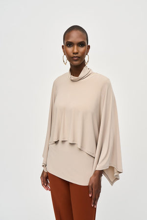 Joseph Ribkoff Silky Knit Boxy Layered Tunic