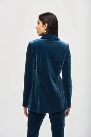 Joseph Ribkoff Velvet Fitted Blazer