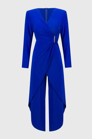 Joseph Ribkoff Silky Knit Wrap Culotte Jumpsuit