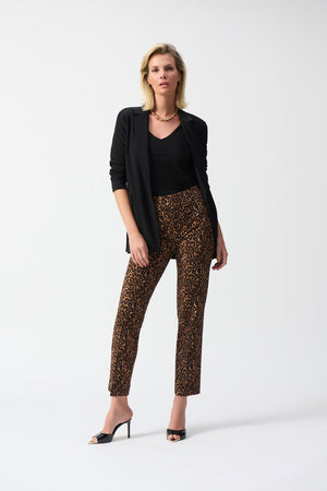 Joseph Ribkoff Silky Knit Animal Print Pull-On Pants