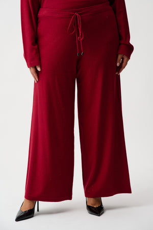 Joseph Ribkoff Sequined Sweater Knit Culotte Pants