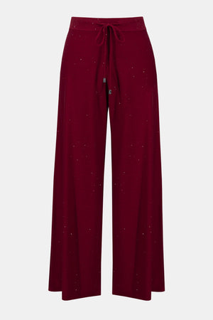 Joseph Ribkoff Sequined Sweater Knit Culotte Pants