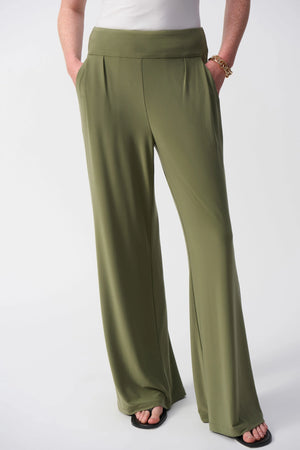 Joseph Ribkoff Silky Knit Wide-Leg Pull-On Pants