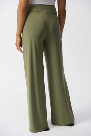 Joseph Ribkoff Silky Knit Wide-Leg Pull-On Pants