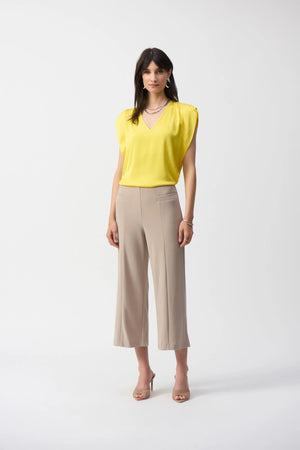 Joseph Ribkoff Hammered Satin Straight Top