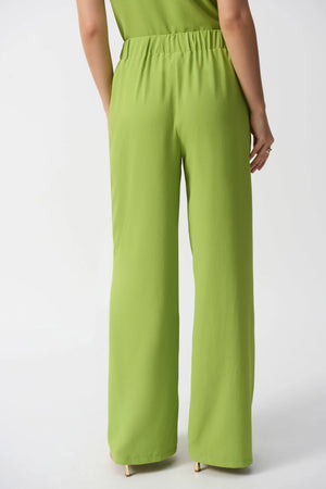 Joseph Ribkoff Textured Woven Wide-Leg Pants