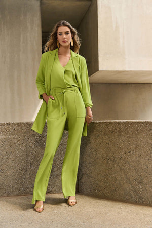 Joseph Ribkoff Textured Woven Wide-Leg Pants