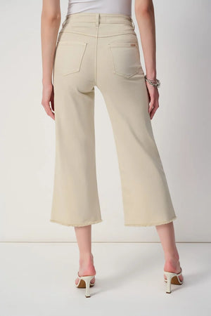 Joseph Ribkoff Culotte Jeans With Embellished Front Seam