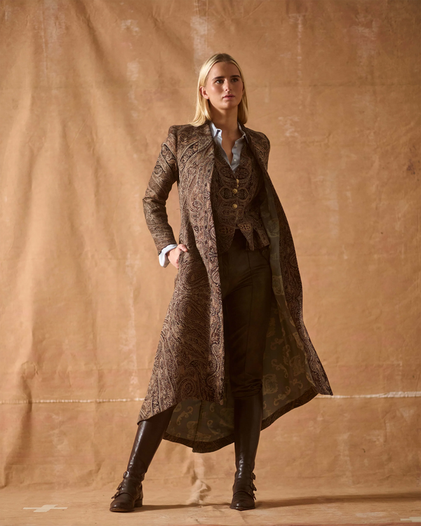 T.ba Ginebra Coat Tzar Jacquard