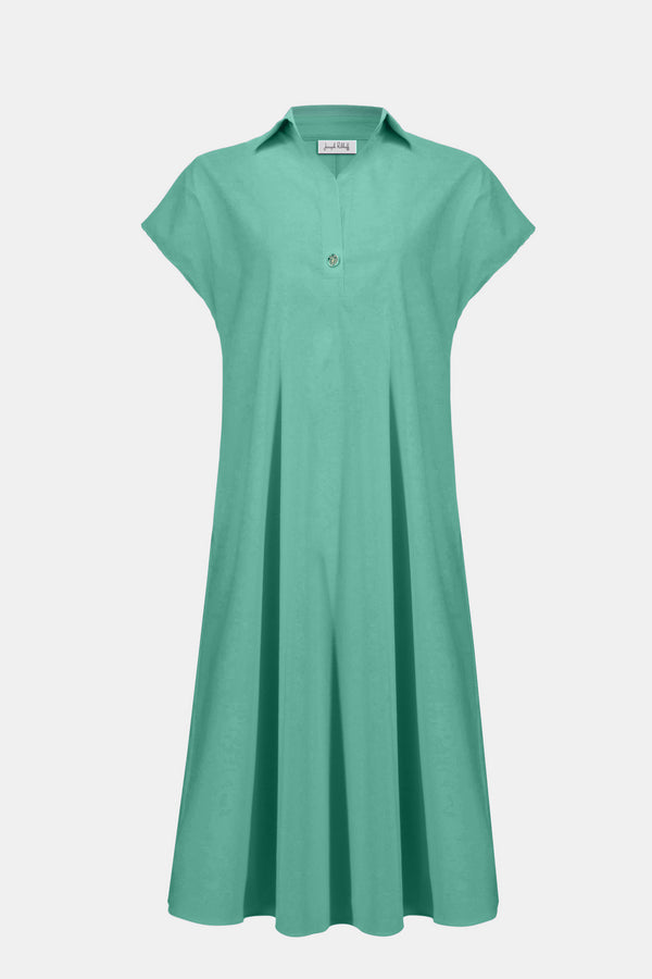 Joseph Ribkoff Stretch Poplin Trapeze Shirt Dress