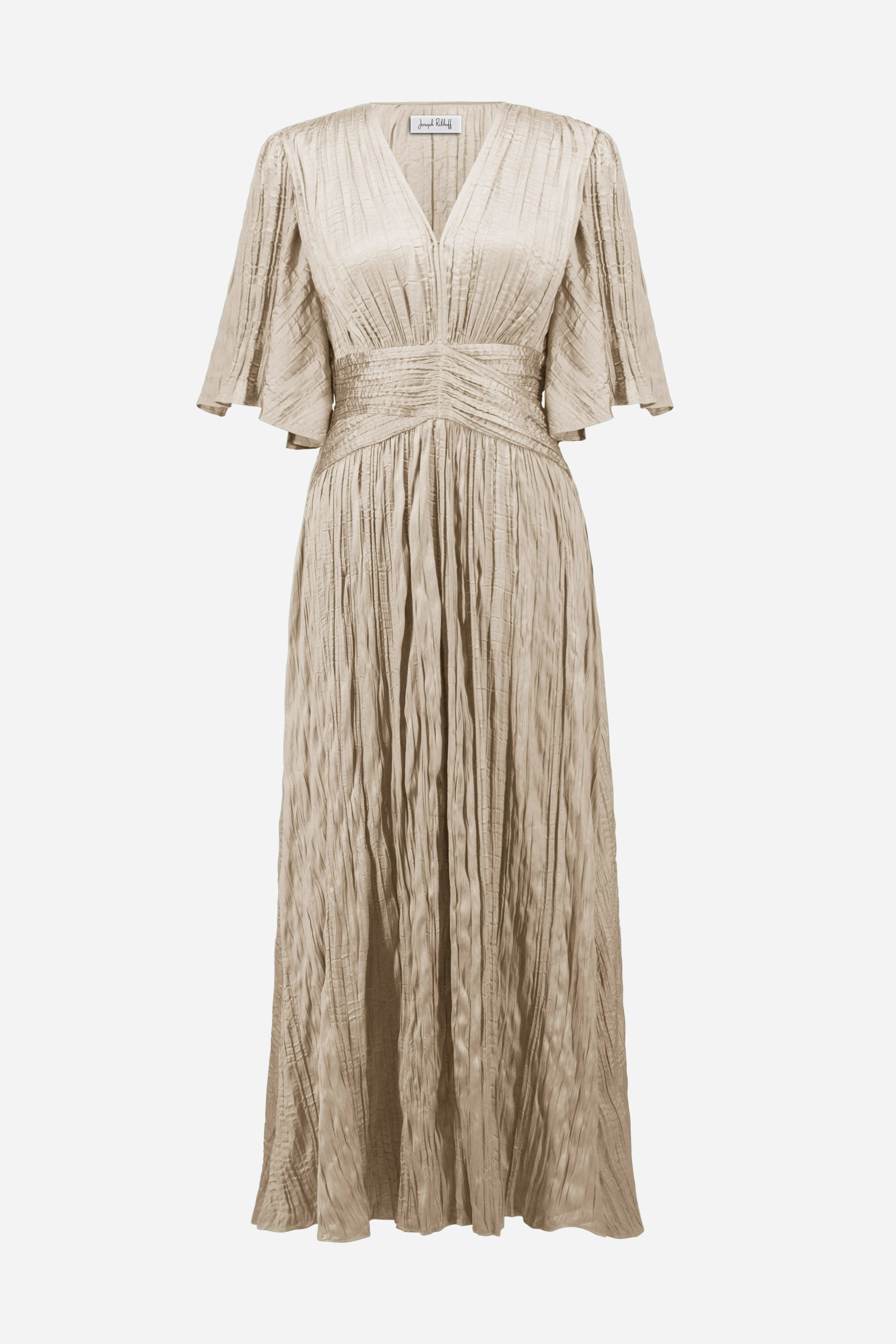 pleated fit and flare midi dress Jason Wu Collection Women's Fil Coupe Pleated Dress - Blue - Size 8
