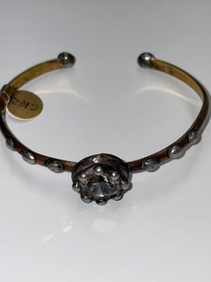 Mikal Winn Clear Swarovsky Bracelet