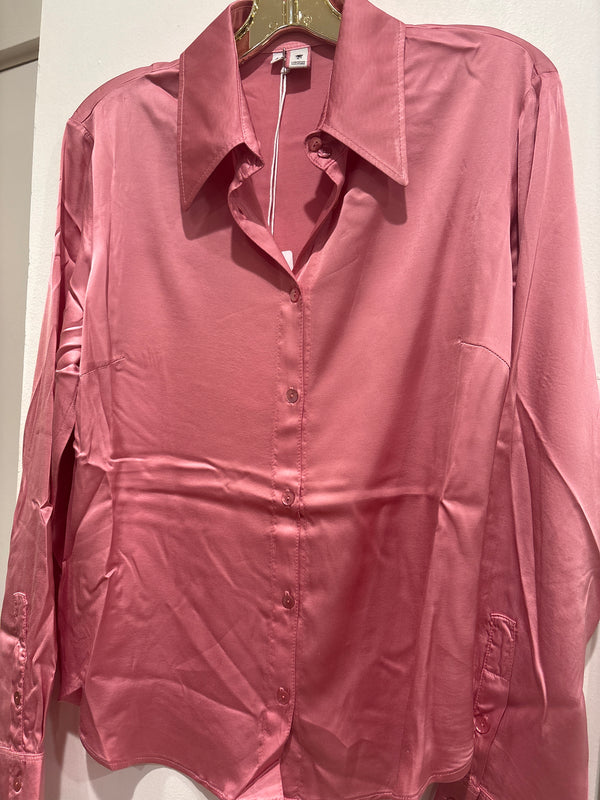 European Culture Women's Long Sleeve Button-Down Shirt 67