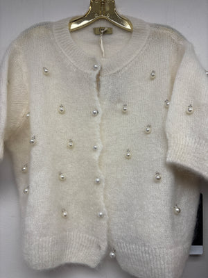 PHO Firenze Cardigan With Pearls Alpaca