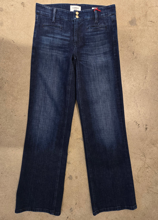 Cambio At Fashion Link Tessa Lefthand Dark Used Denim Jeans