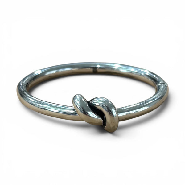 Tat2 Designs VINTAGE SILVER NOA KNOT BANGLE