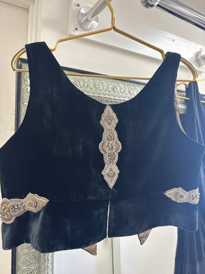 T.ba Velvet Bolero Tzar Vest Luxe