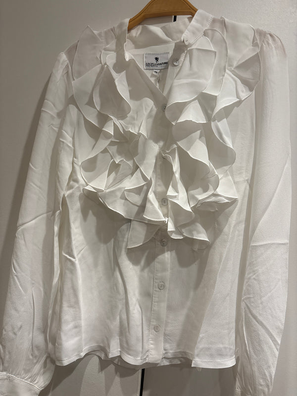 European Culture Long Sleeve Button-Down Shirt 67Y