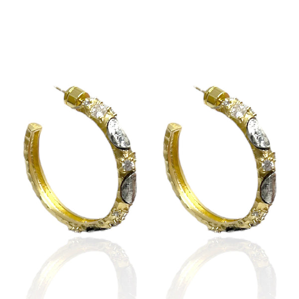 Tat2 Design Alma Hoops 1.5"