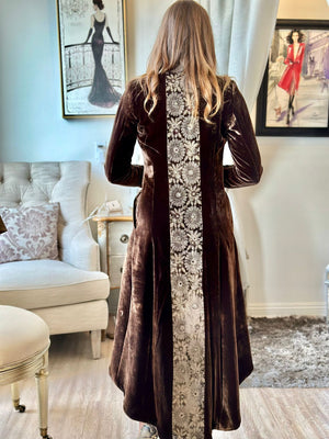T.ba Ducale Silk Velvet Coat