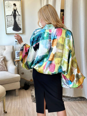 Unbreakable Evolution Gina Abstract Blouse