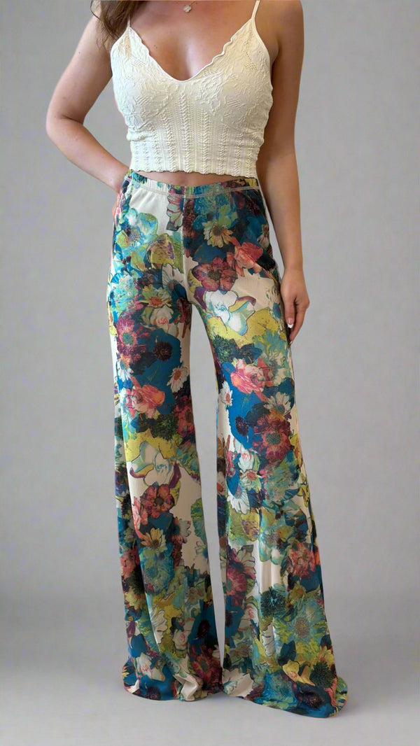 Petit Pois Lined Bootleg Pants