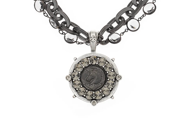 French Kande The Lea Necklace-Lourdes Crystal K