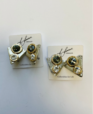 J. Jansen Designs #13 TRI Earrings