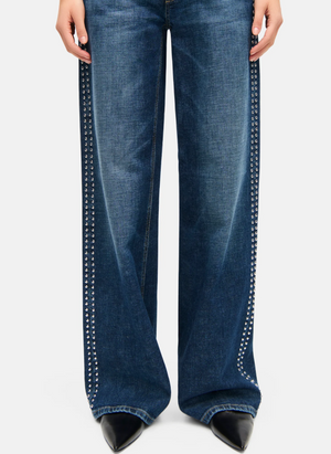 Cambio Aimee Dark Cross Authentic Denim Jeans