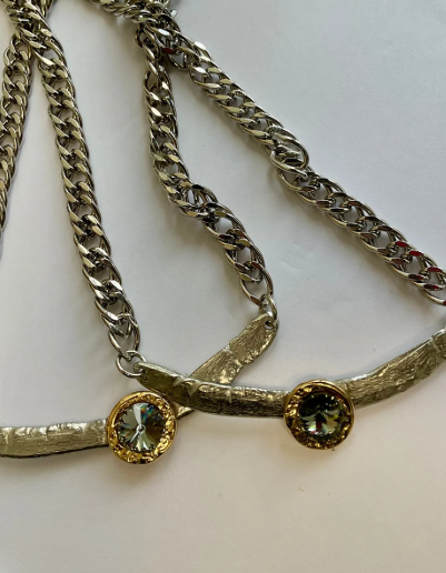 J. Jansen Designs #700 LONG BAR Necklace