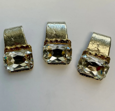 J. Jansen Designs #2 Slide Rectangle Crystal